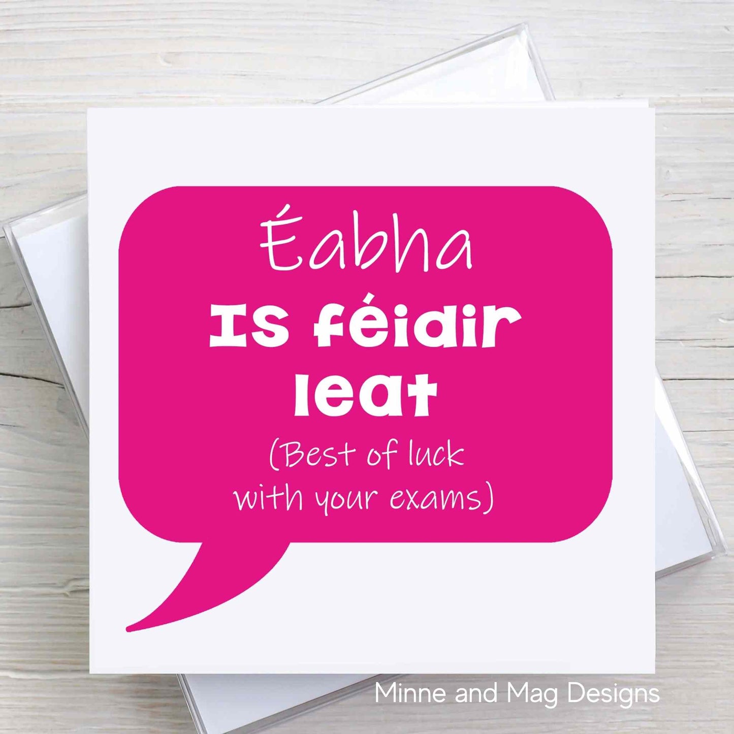 Personalised Is feidir leat exam card as gaeilge