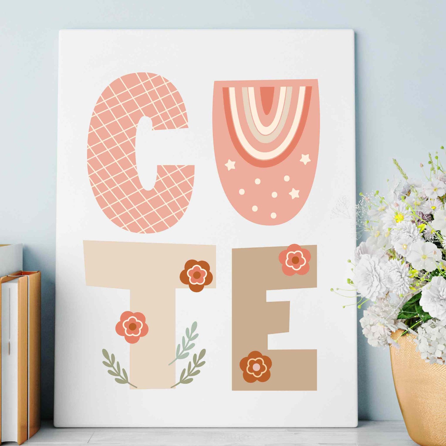 CUTE Boho Style Poster Print
