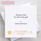 Back of GRMA Múinteoir Teach thank you card as gaeilge.