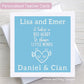 Playschool Thank You Card, Montessori Thank You Card