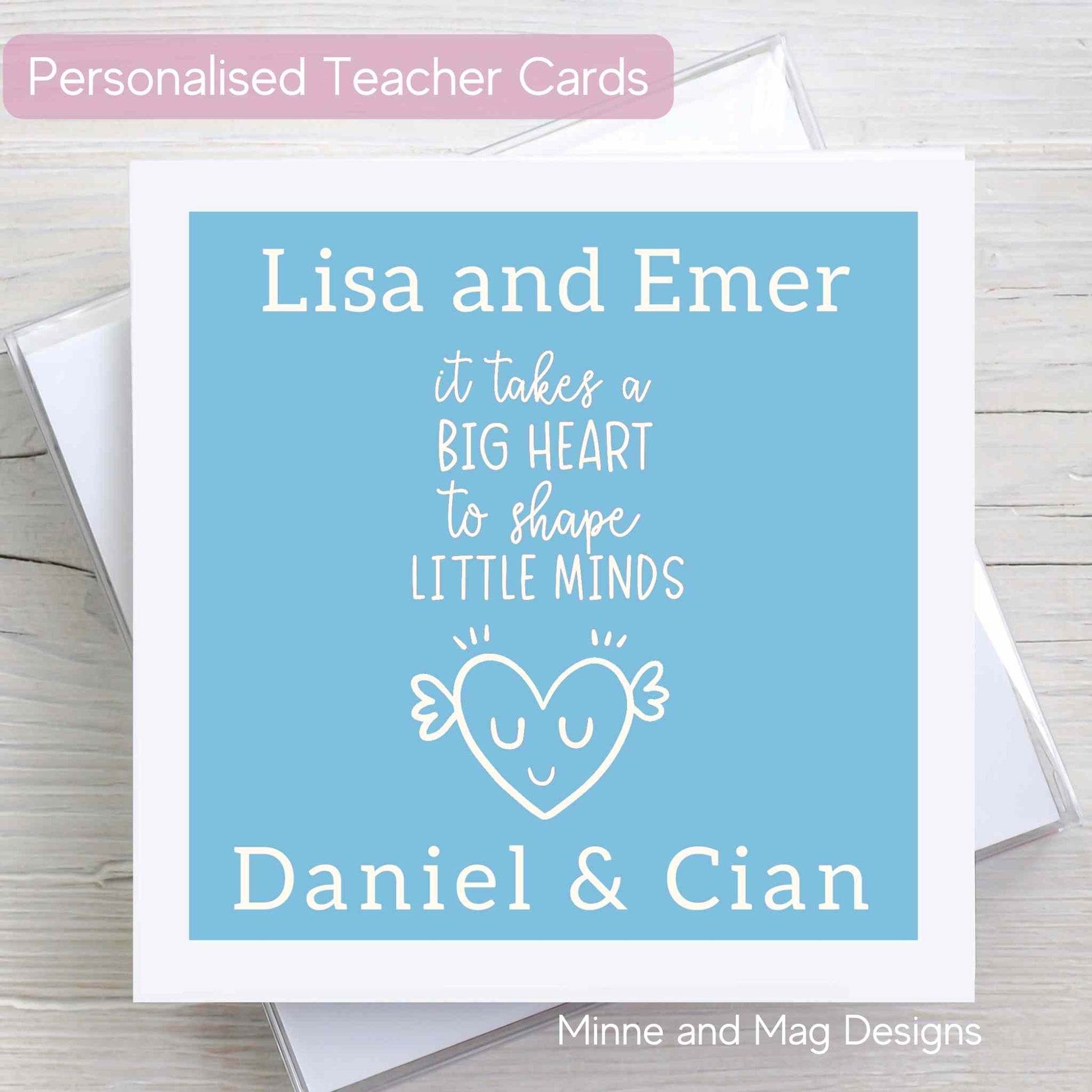 Playschool Thank You Card, Montessori Thank You Card