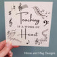 Music Teacher Thank You Card