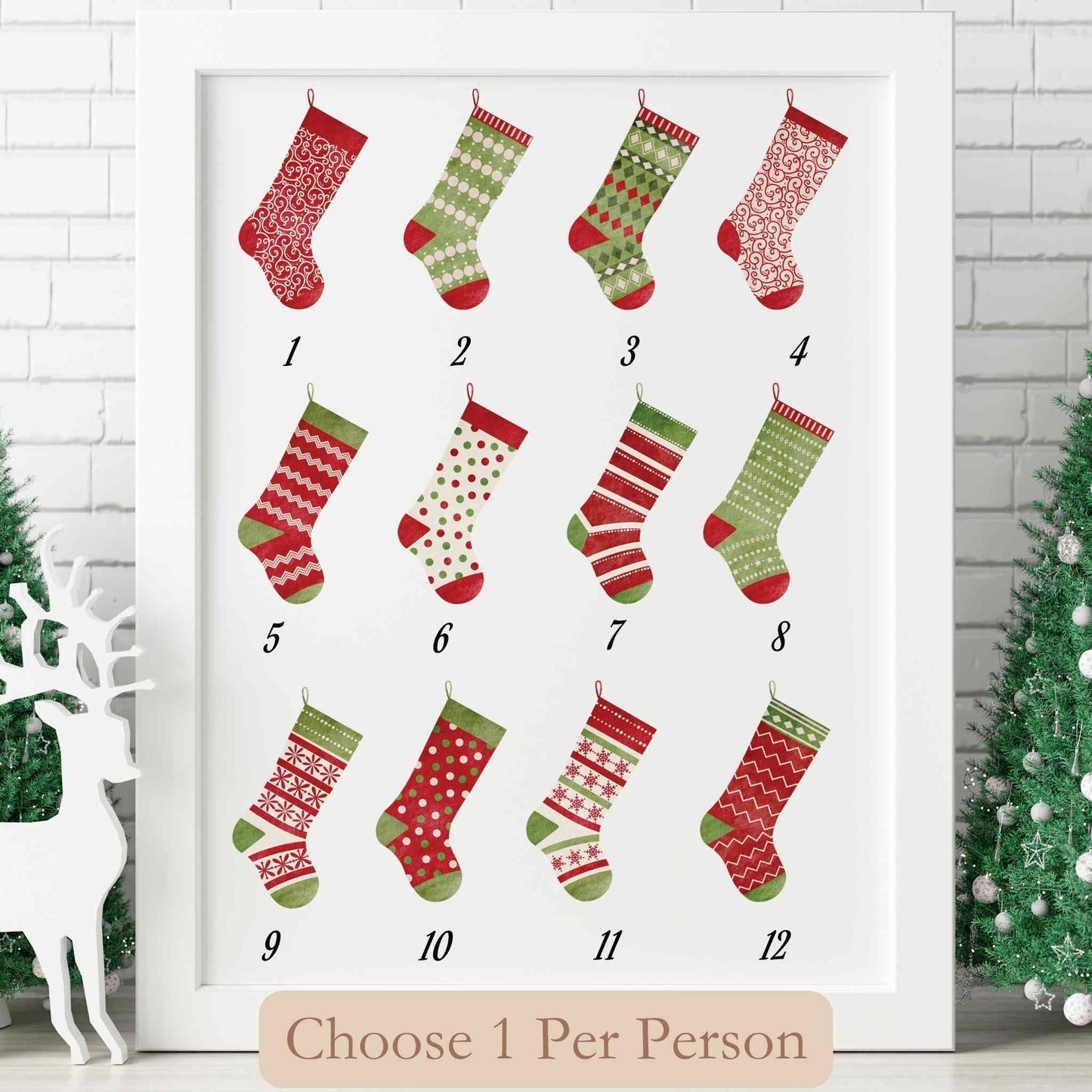 Personalised Christmas Family Stockings
